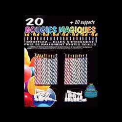 Les Bougies Magiques (20 pièces)