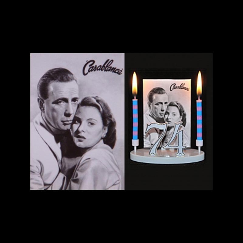 Casablanca (h.Bogart et i.Bergman) pour anniversaire