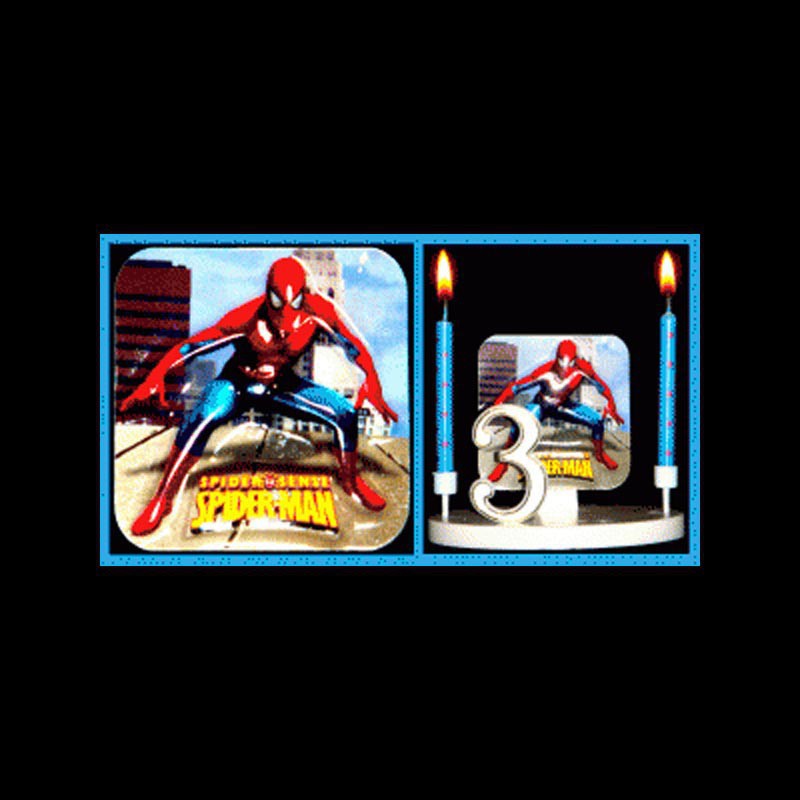 Spiderman 3 Porte Bougie Pour Un Anniversaire Unique Et Heroique