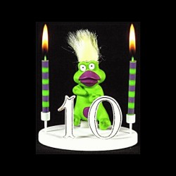 Le Punki grenouille pour anniversaire