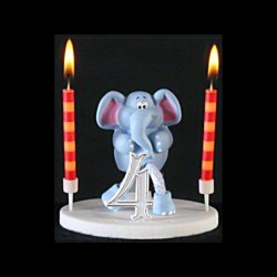 L'éléphant de la ménagerie pour anniversaire