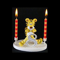 Le tigre de la ménagerie pour anniversaire
