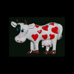 La vache folle amoureuse pour anniversaire