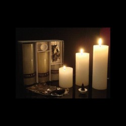 Coffret 3 bougies parfumées avec encens
